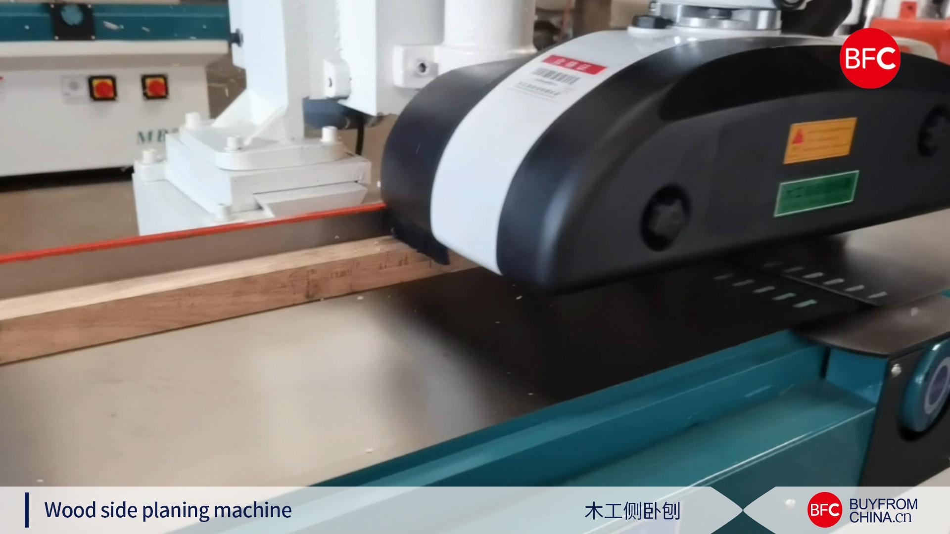 Wood side planing machine